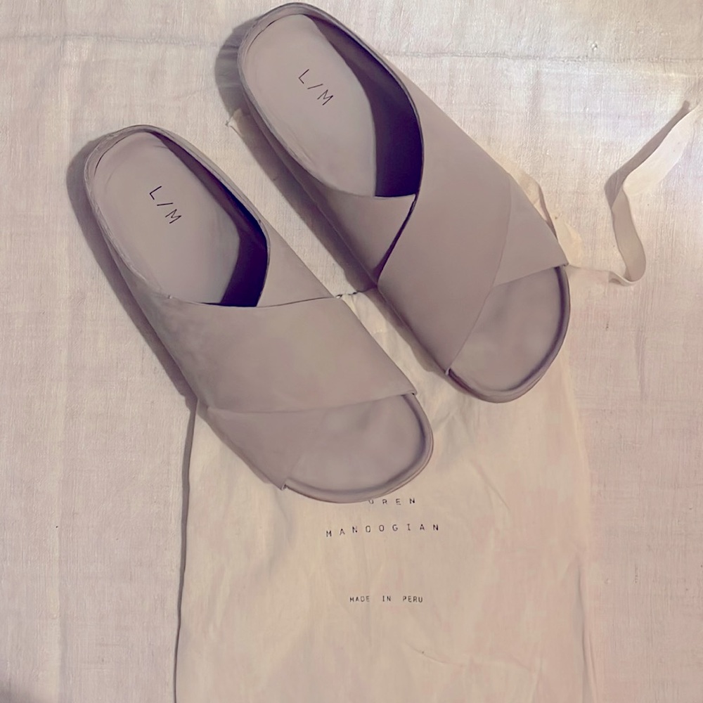 Lauren Manoogian Raw Sandal in Gris BNWT